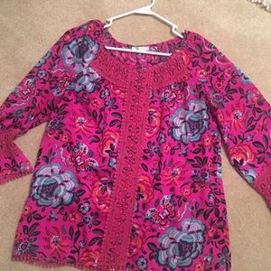 Jade floral blouse